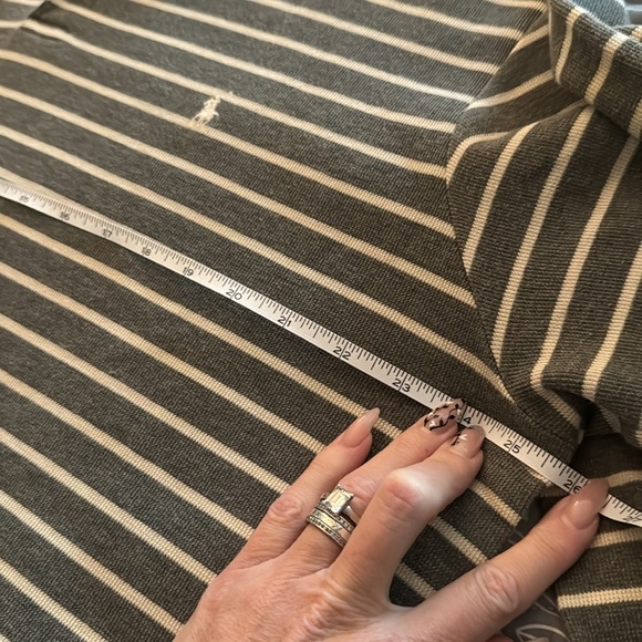 POLO RALPH LAUREN men’s long-sleeve striped shirt, XL - Picture 8 of 8